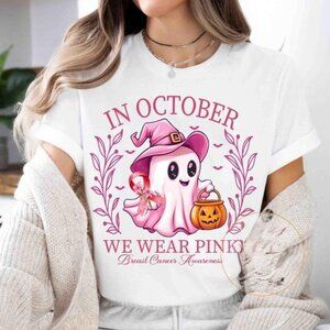 In October We Wear Pink Shirt, Breast Cancer Awareness Shirt